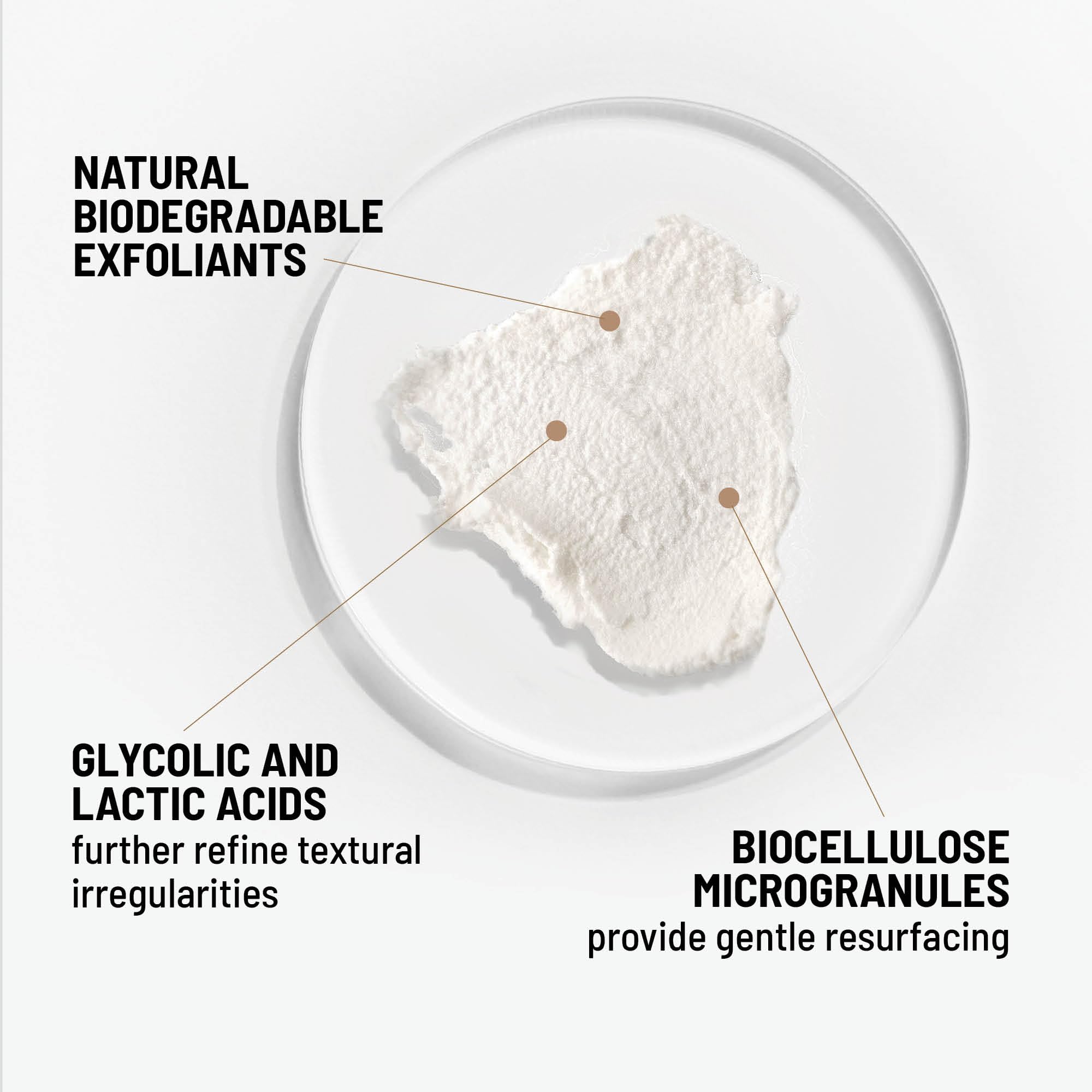 Piel sedosa tras uso regular de este exfoliante