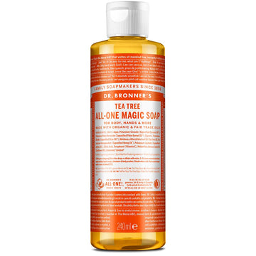 Dr. Bronner's arbol de te: jabón de Castilla para limpieza diaria suave