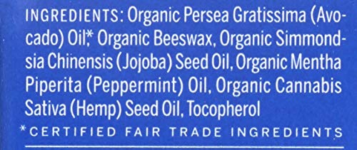 Bálsamo labial orgánico Dr. Bronner's, aroma mentolado para retoques