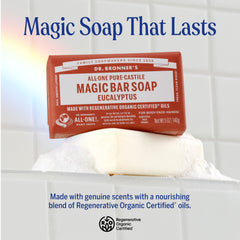 Mousse riche de la barre Dr. Bronner’s pour visage et corps
