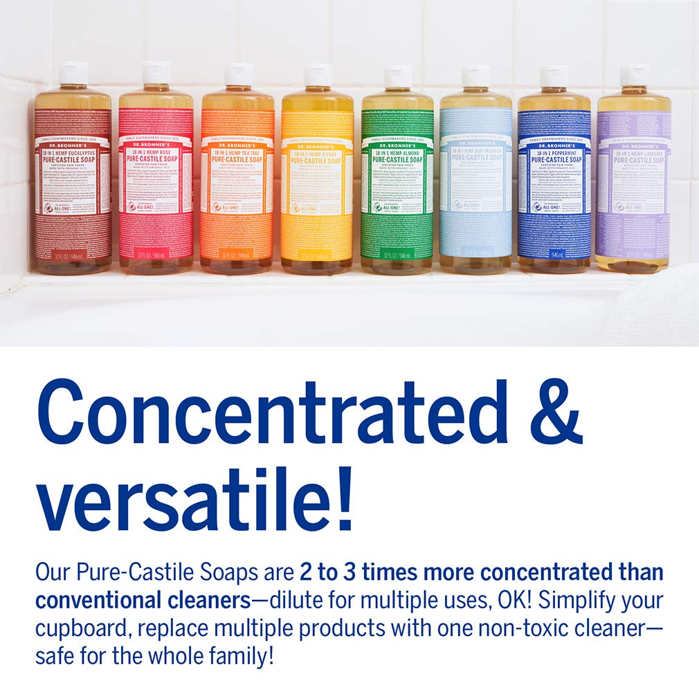 Dr. Bronner’s envase plastico reciclado, opcion ecologica para reducir residuos