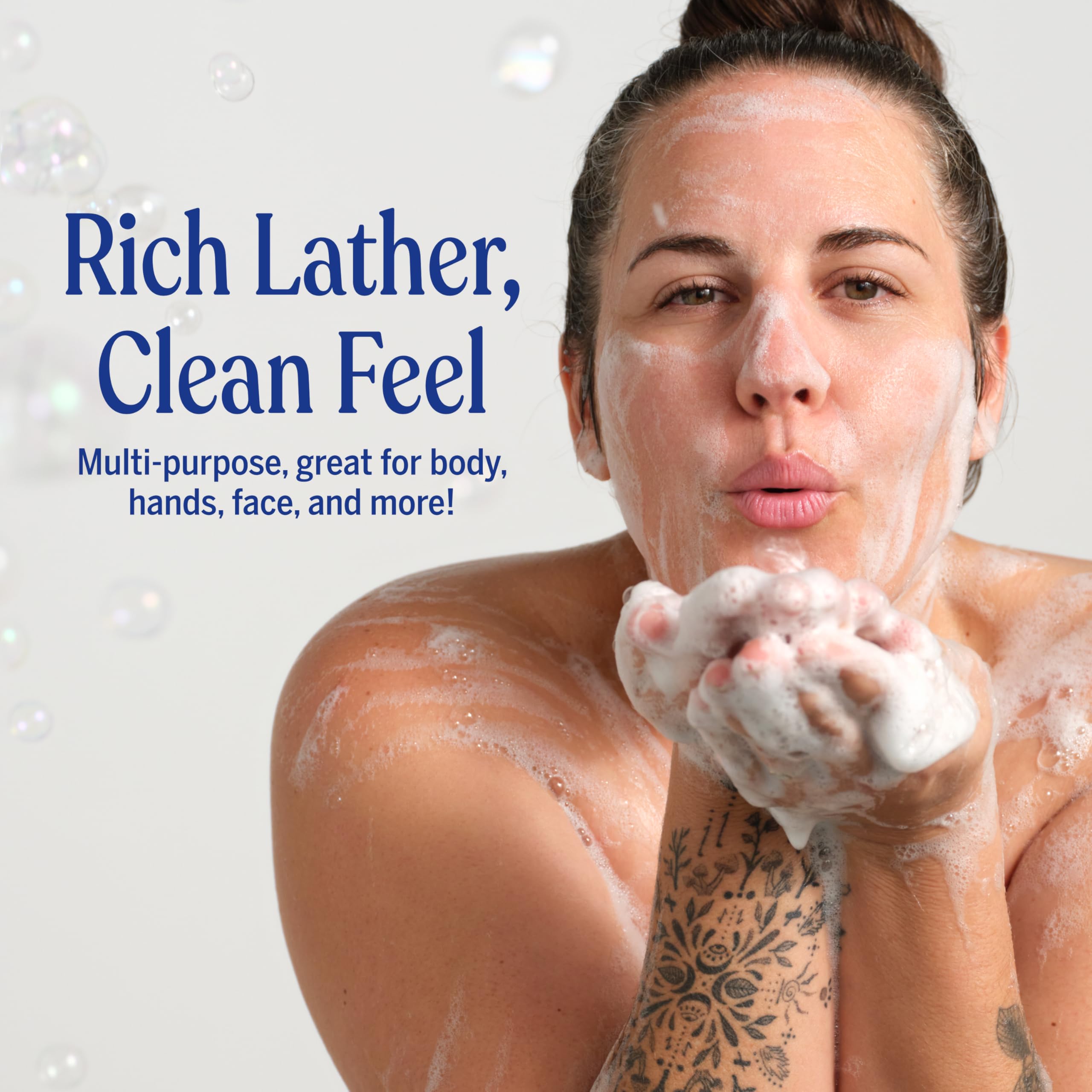 Dr. Bronner’s Biologique et équitable, ingrédients pour usages multi-tâches.