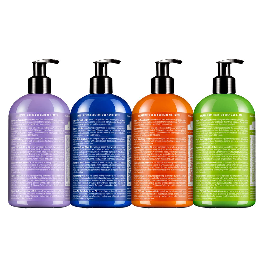 Dr. Bronner's Menta: aroma refrescante para ducha diaria.
