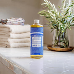 Dr. Bronner's Jabón de Castilla Menta limpia ropa con fórmula concentrada