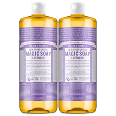 Dr. Bronner’s Lavande – bouteille-liquide: mousse dense pour peau douce.