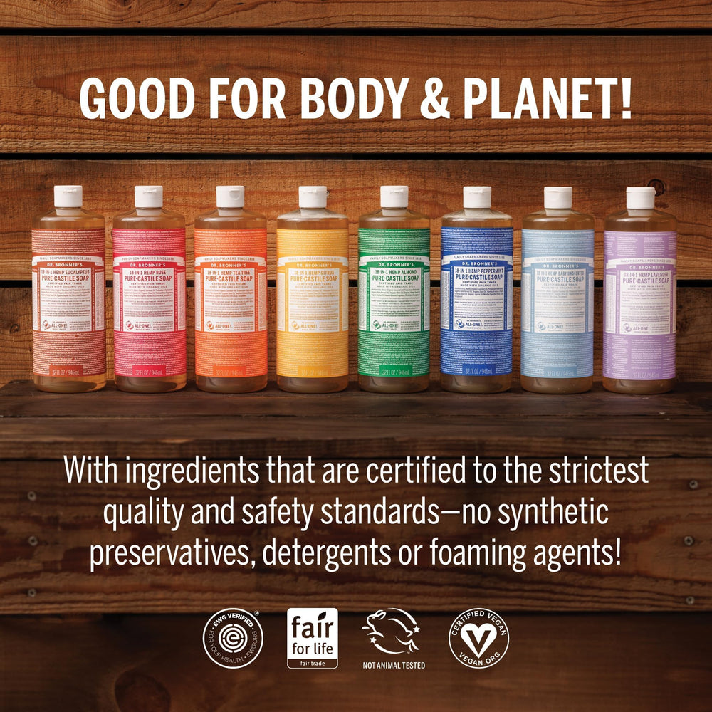Dr. Bronner's Lavanda: limpieza de pisos y superficies con una sola solución.