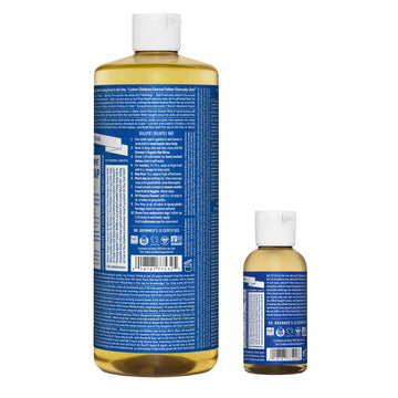 Dr. Bronner's Pure-Castile Menta, pack 2oz, ideal para viajes y muestras