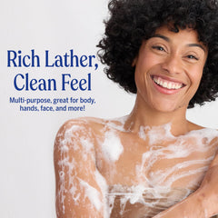 Dr. Bronner’s Lavande – sans-détergents-synthetiques: formule naturelle et légère.