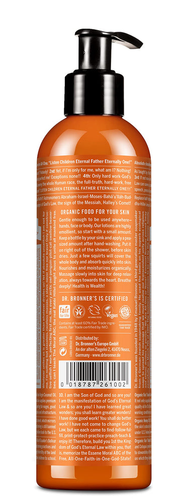 Textura cremosa de Dr. Bronner's para piel suave y cuidado diario