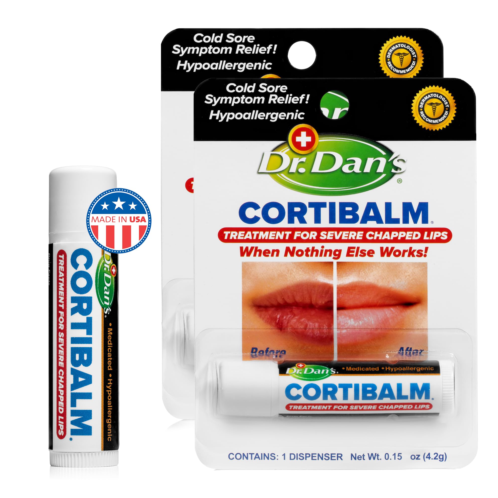 Dr. Dan's Cortibalm 1% hidrocortisona para irritación suave