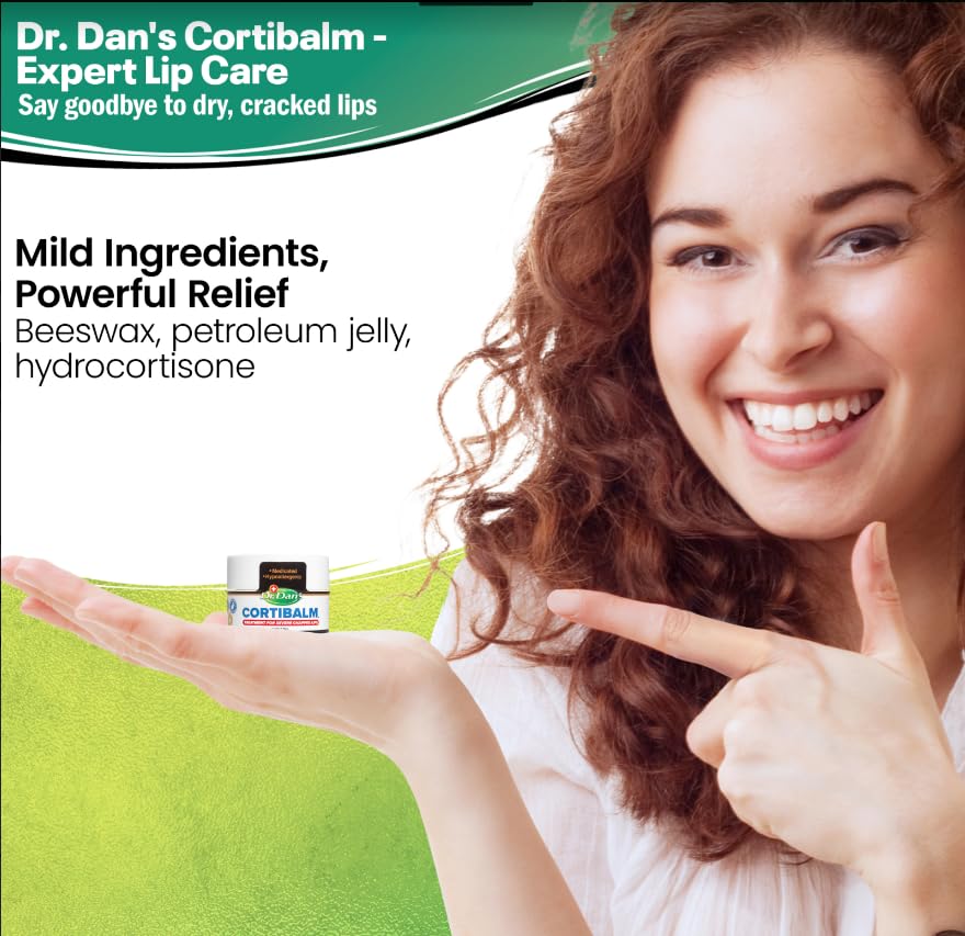 Dr. Dan's Cortibalm envase compacto, ideal para retoques diarios