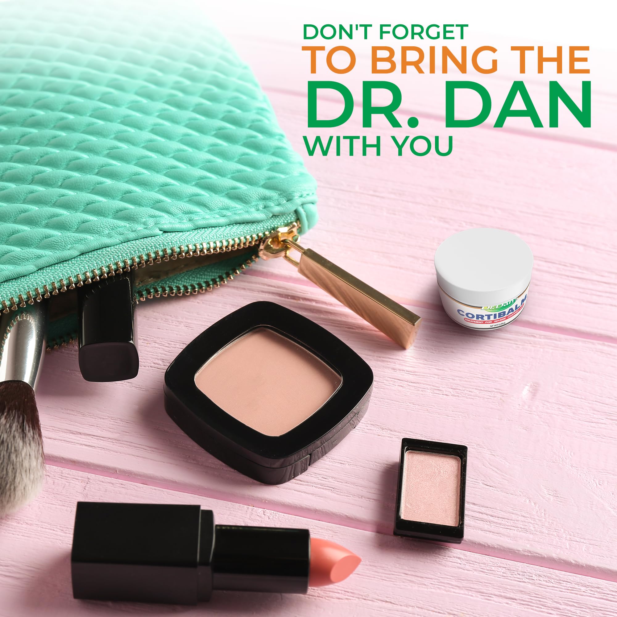 Dr. Dan's Cortibalm etiqueta clara para identificar el producto