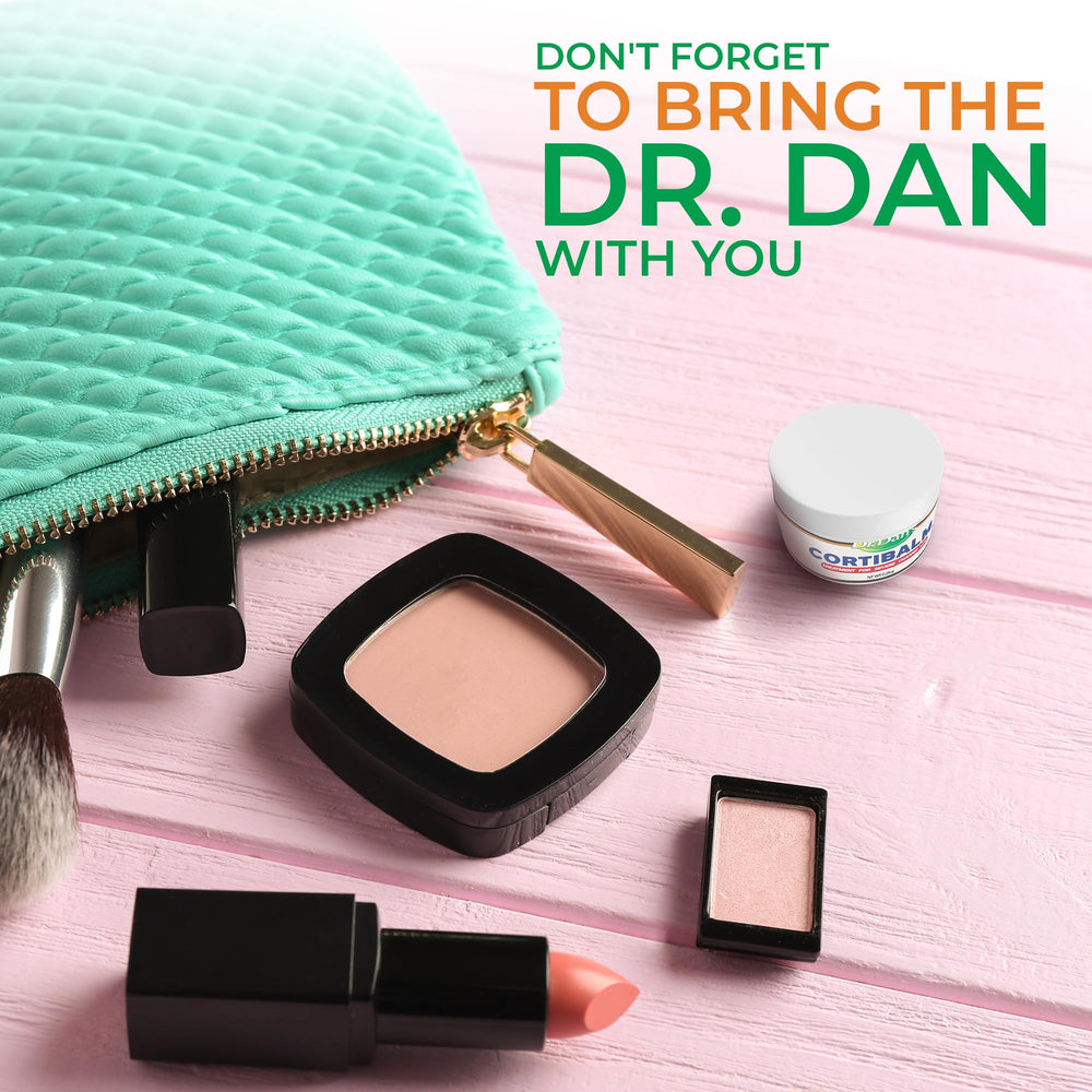 Dr. Dan's Cortibalm etiqueta clara para identificar el producto