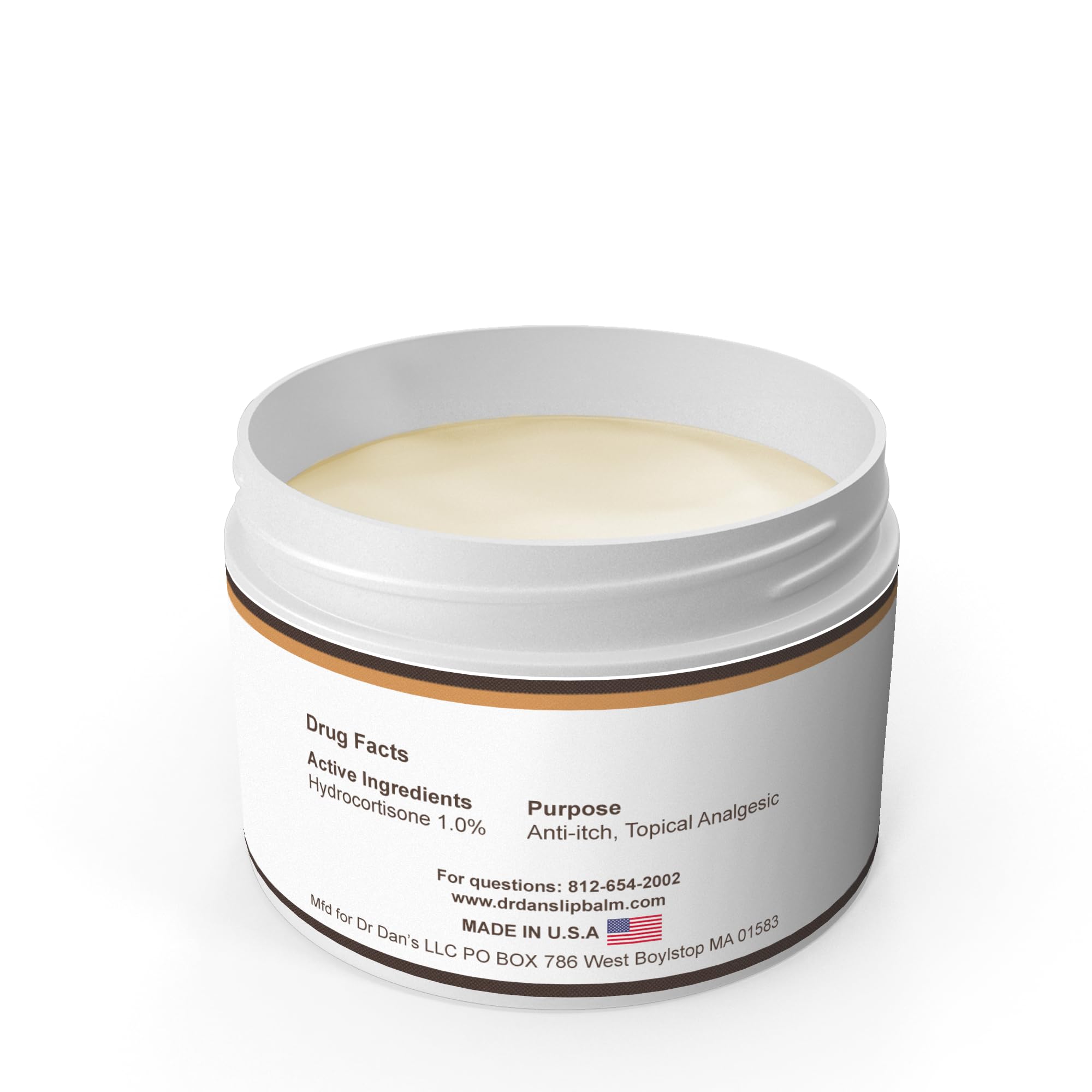 Dr. Dan's Cortibalm textura cremosa, fácil de aplicar y reparar