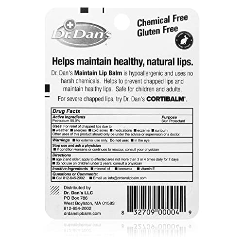 Dr. Dan's Maintain para uso diario y labios suaves