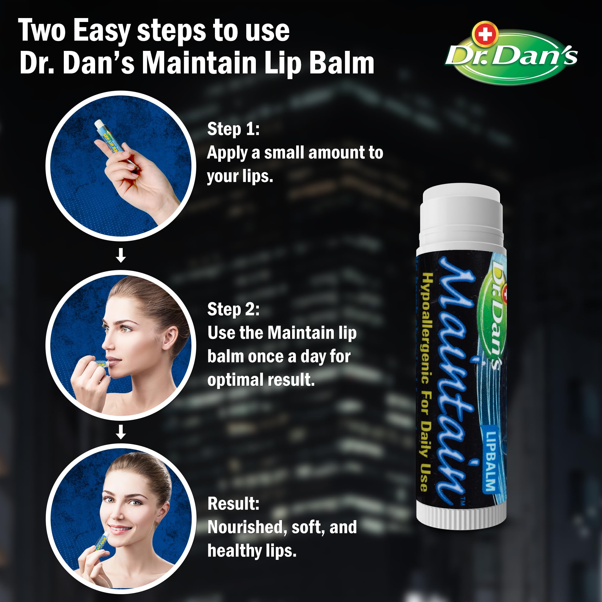 Sin colorantes ni fragancias, ideal para labios sensibles.
