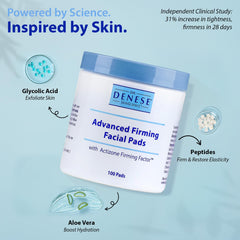 Dr. Denese SkinScience Advanced Firming Facial Pads poros refinados y apariencia más lisa