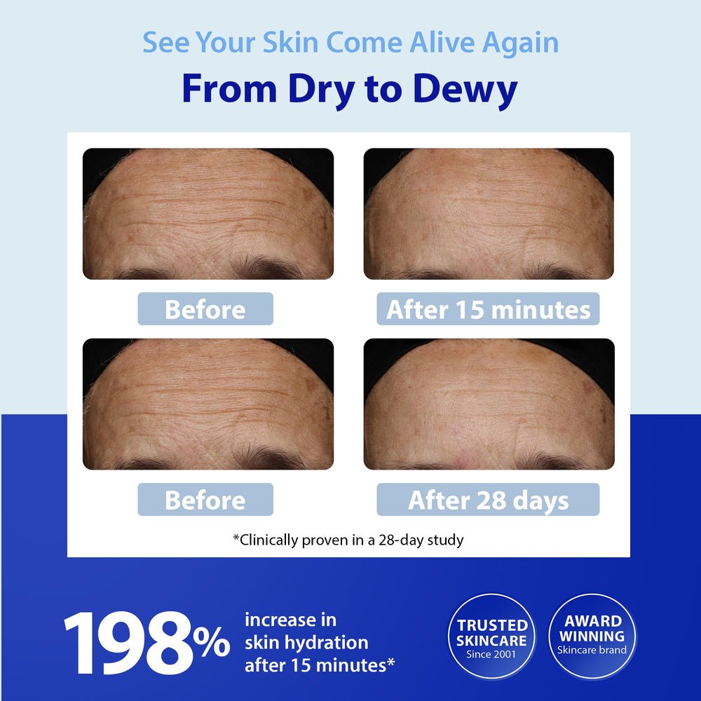 Dr. Denese SkinScience HydroShield – texture soyeuse qui pénètre rapidement pour une peau lisse.