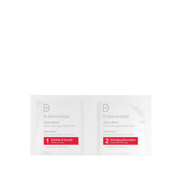 Dr. Dennis Gross Alfa Beta Fuerza Extra, envase de 60 tratamientos, reduce poros visibles.