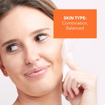 Application facile sur le visage pour un teint homogène.