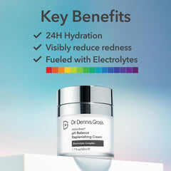 Dr Dennis Gross Alpha Beta pH Balance crema, envase visible para cuidado suave diario