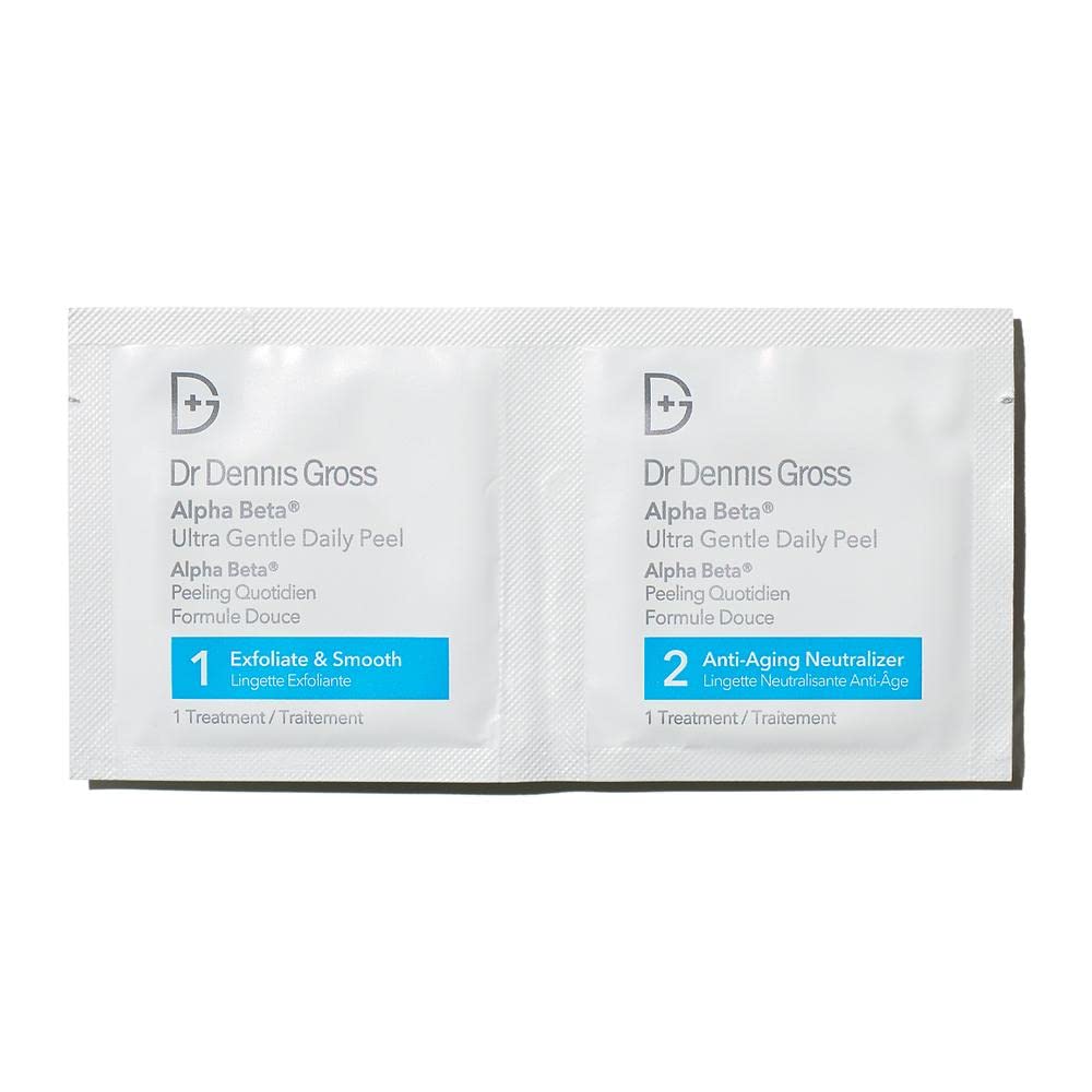 Dr. Dennis Gross Alpha Beta Ultra Suave peeling diario brillo radiante y piel luminosa
