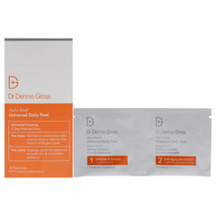 Dr. Dennis Gross Alpha Beta Universal Daily Peel: frasco elegante para exfoliación diaria suave.