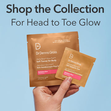 Dr. Dennis Gross Glow Pad sin transferencia para uso cotidiano sin manchas