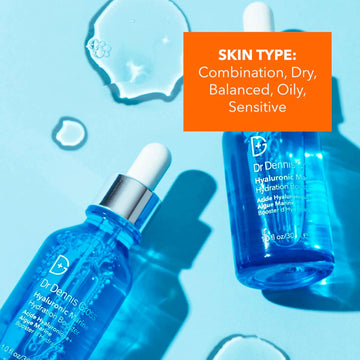 Dr Dennis Gross Hyaluronic Marine Hydration Booster — ingrédients algues marines hydratants pour la peau.