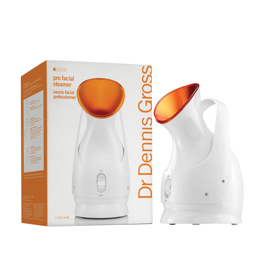 Dr. Dennis Gross Pro Facial Steamer: vapor suave para hidratación rápida de la piel.