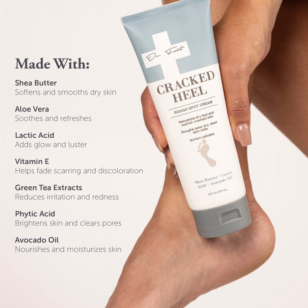 Dr. Foot aloe vera calma irritaciones y piel seca tras la aplicación.