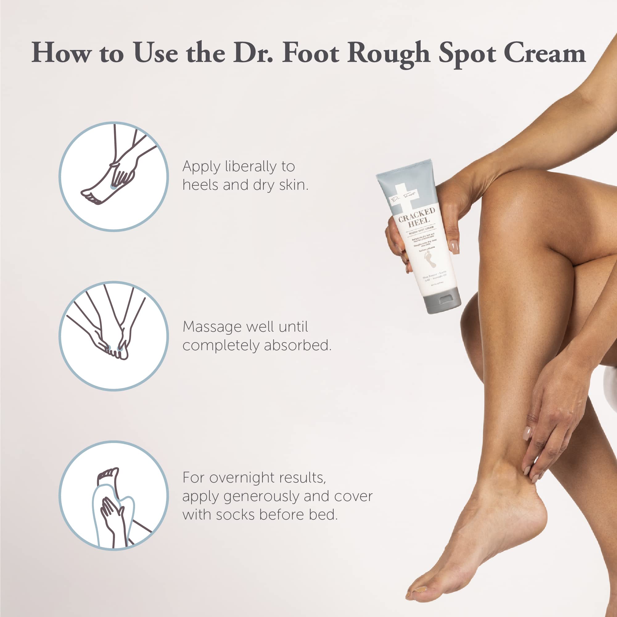 Dr. Foot hecho en EE. UU. con control de calidad.