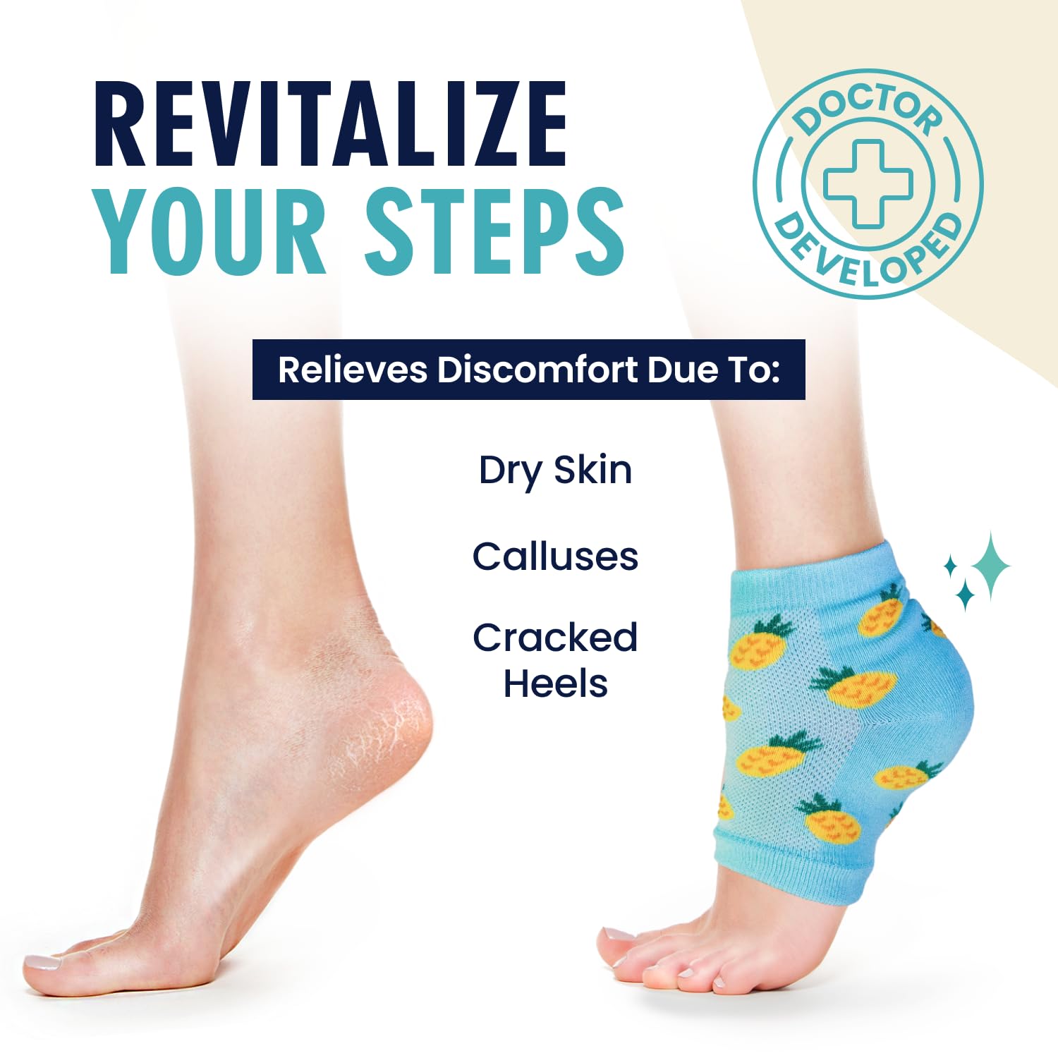 Chaussettes talons tissu respirant offrant fraîcheur et confort quotidien