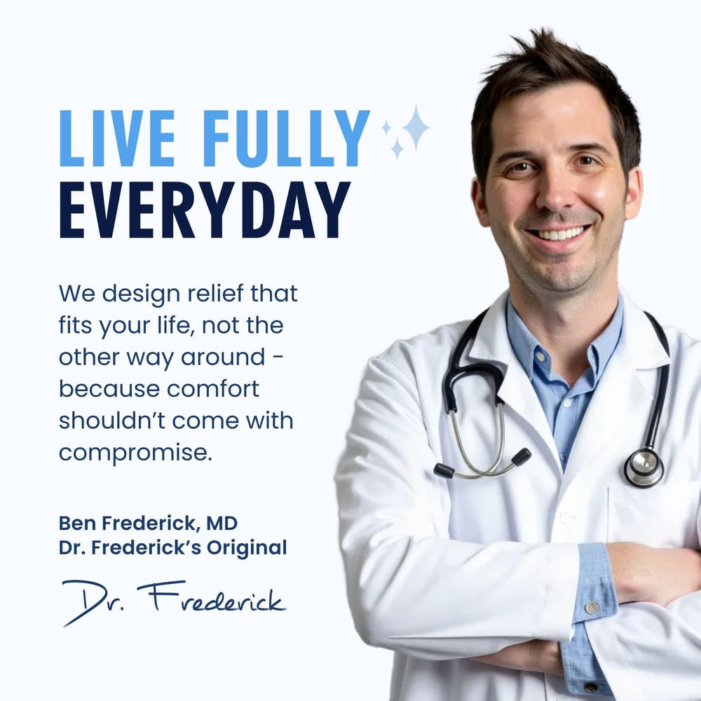 Dr. Frederick's Original corrector dedo martillo gel duradero y lavable.
