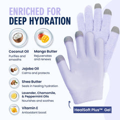 Interior HealSoft Plus con mango para hidratación profunda, Dr. Frederick's Original.