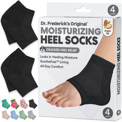 Talones secos con Dr. Frederick's Original para suavizar la piel