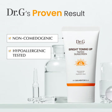 Dr. G Brillo Tonificante, uso recomendado: rostro y cuello para acabado natural.