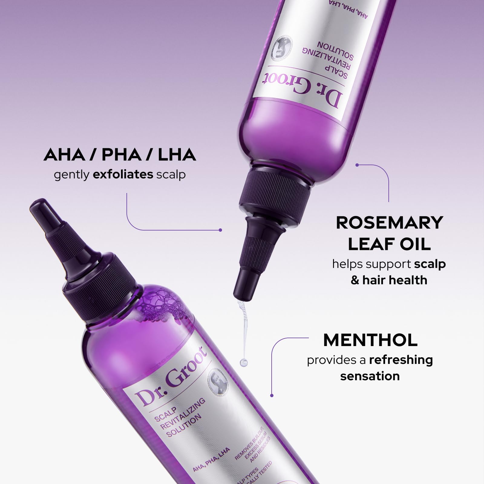 Dr. Groot Niacinamide Equilibre Sebum Cuir Chevelu: preparation ideale pour les soins suivants