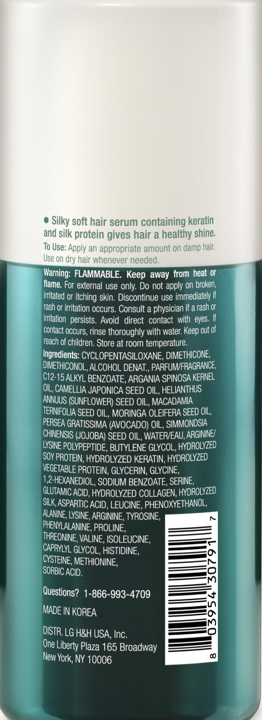 Dr. Groot Serum: densidad y brillo para cabellos dañados con aroma floral suave.
