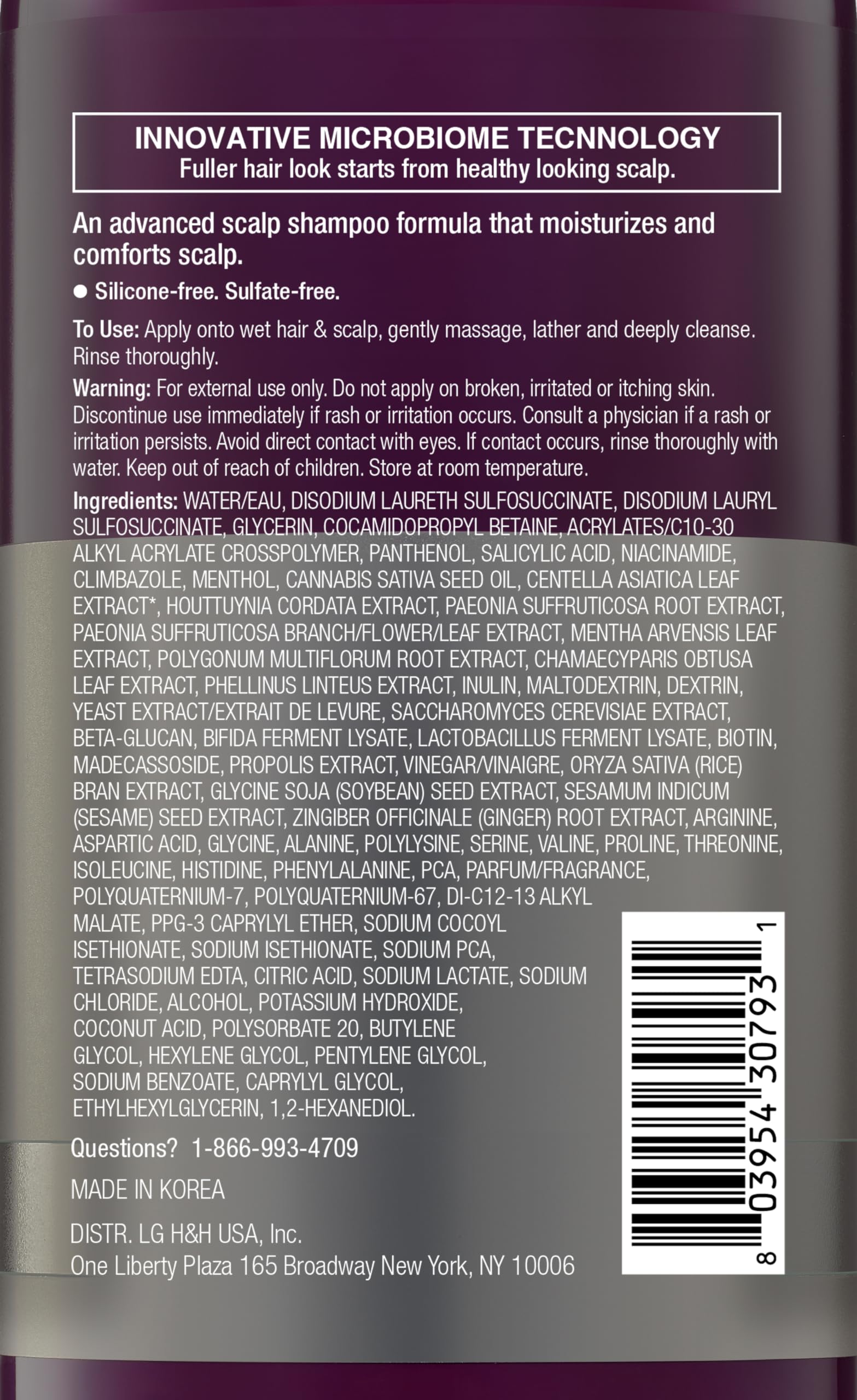 Dr. Groot Shampoing – parfum frais après application