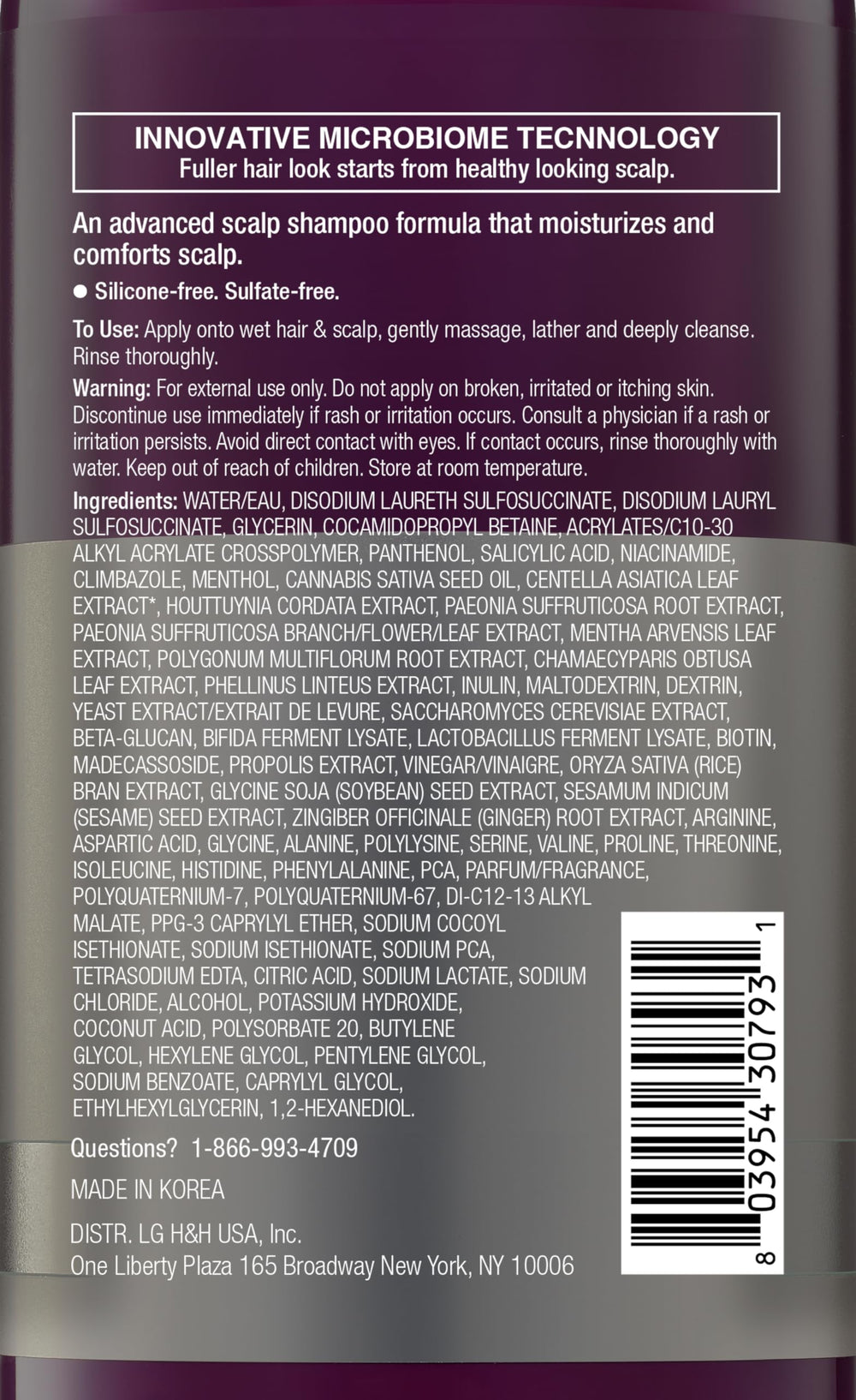 Dr. Groot Shampoing – parfum frais après application