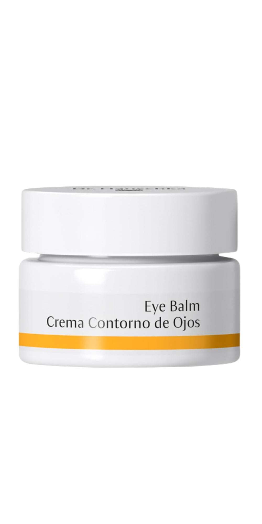 Bálsamo para ojos Dr. Hauschka con textura rica para el cuidado ocular.