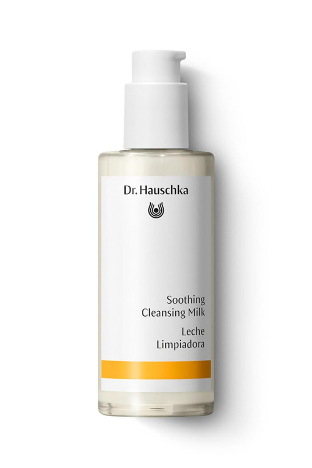 Dr. Hauschka Soothing Cleansing Milk, empaque y botella, limpieza suave para uso diario.