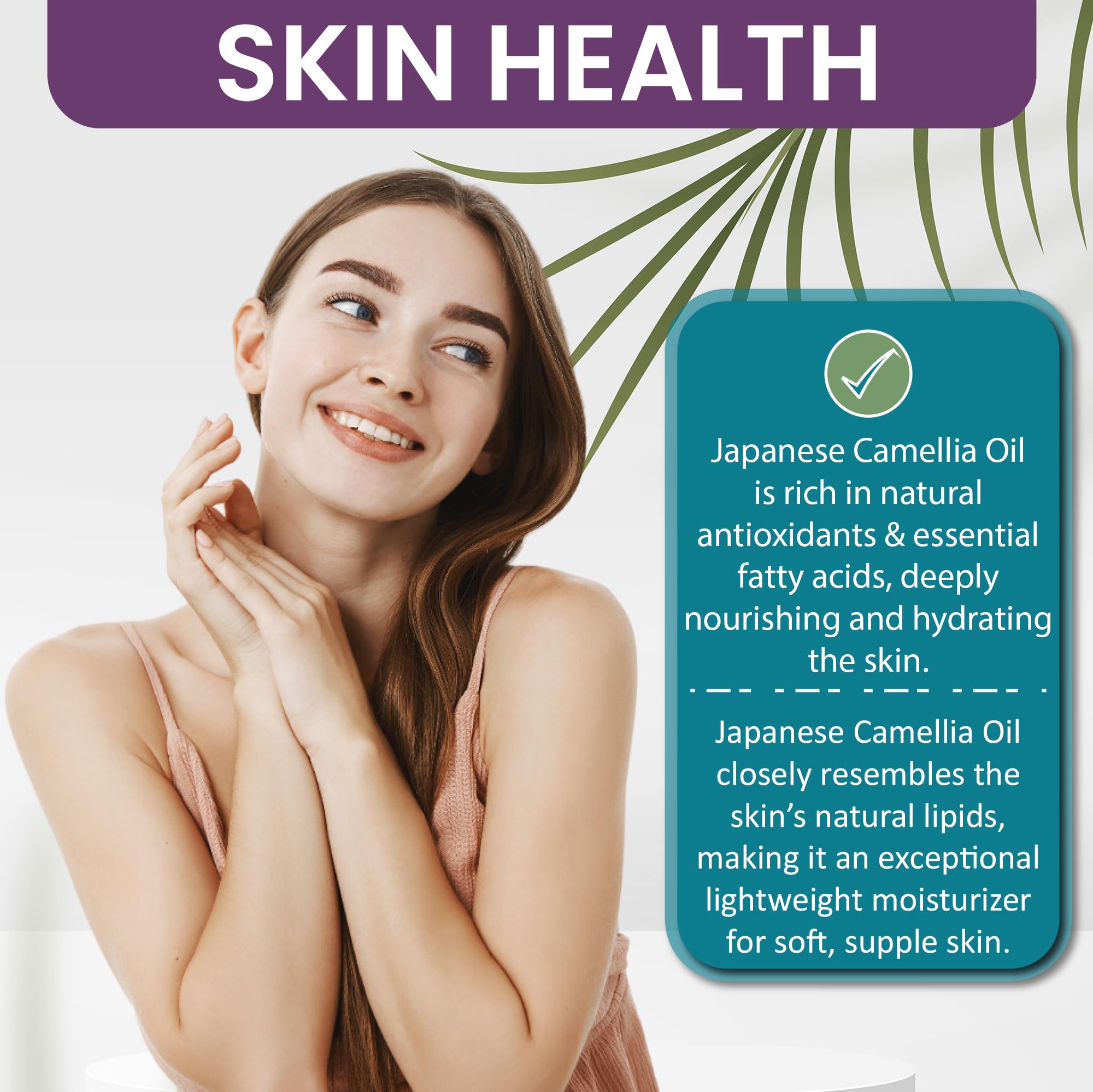 Cabello con brillo gracias al Aceite de Camelia Dr Joe Lab