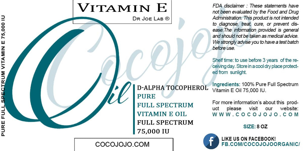 Dosa gotero con aceite de Vitamina E Dr Joe Lab para aplicación precisa
