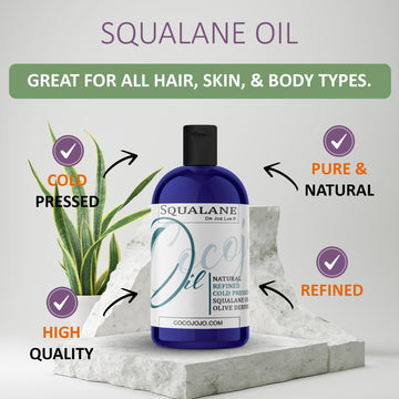 Dr Joe Lab Squalane Oil amber-pump enables easy, mess-free application