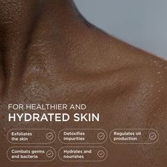DR. LIFT exfoliante corporal, gránulos de sal que limpian suavemente la piel.