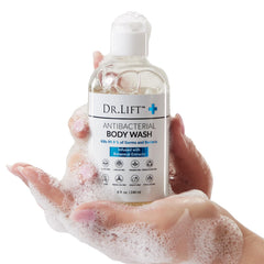 DR. LIFT gel de ducha antibacteriano en ducha, aplicación diaria y limpieza refrescante