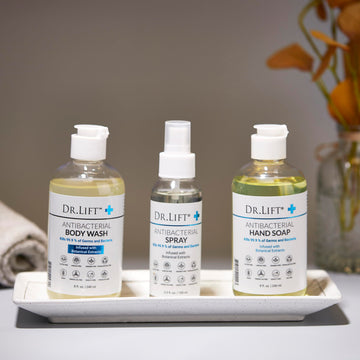 DR. LIFT gel de ducha antibacteriano, textura cremosa para sentirse renovado