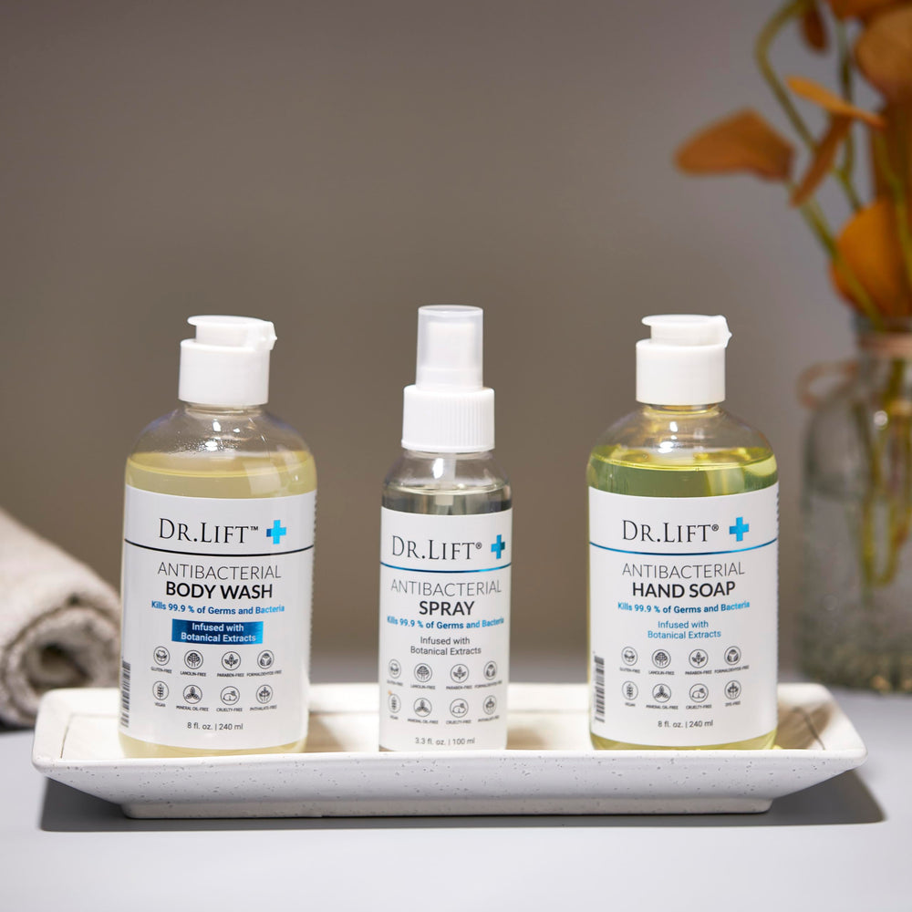 DR. LIFT gel de ducha antibacteriano, textura cremosa para sentirse renovado